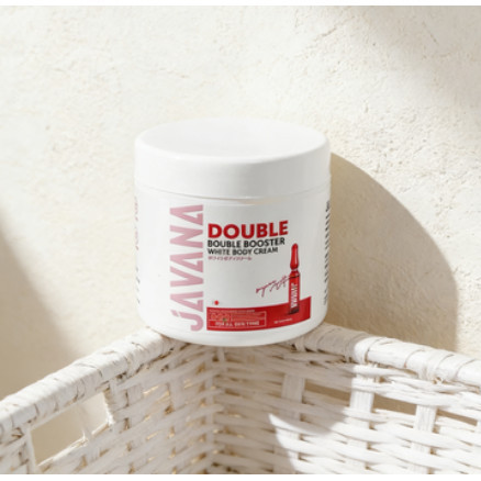 เห็นผลเร็ว!JAVANA Double Extra Booster Whitening Cream 200g| ฟื้นฟูผิวหมองคล้ําให้ใสเนียนใสภายใน1สัป