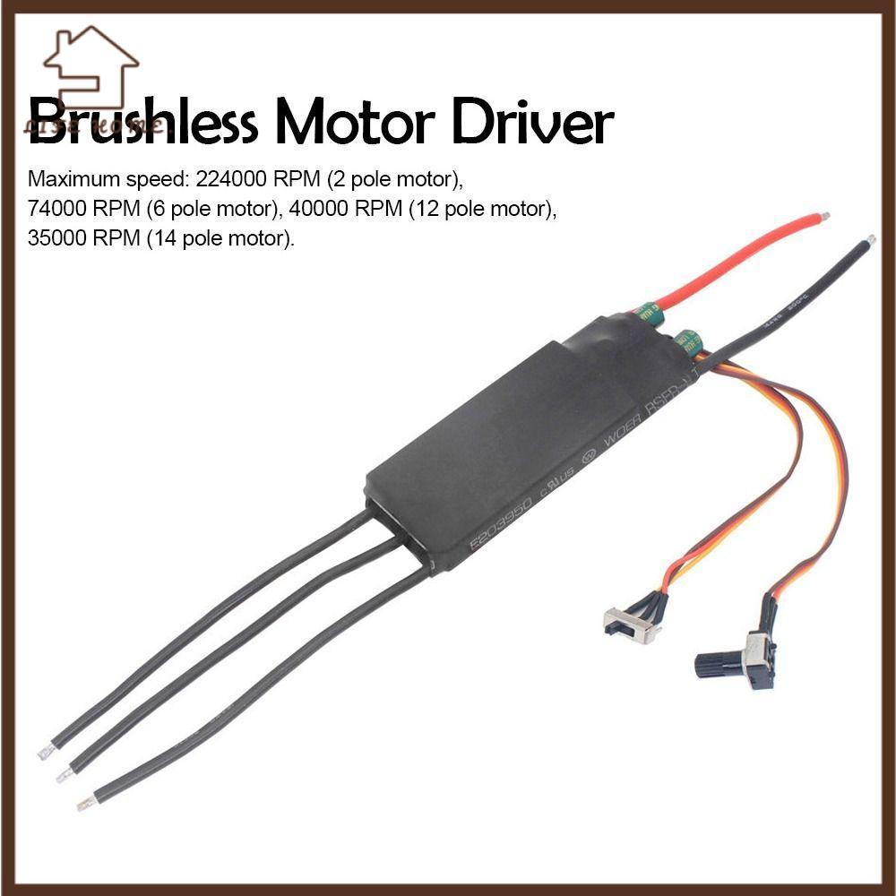 YELGIRL มอเตอร์ไร้แปรงไดร์เวอร์, DC 6-24V Potentiometer Hallless DC มอเตอร์ไดรฟ์, 3-Phase DC Brushle