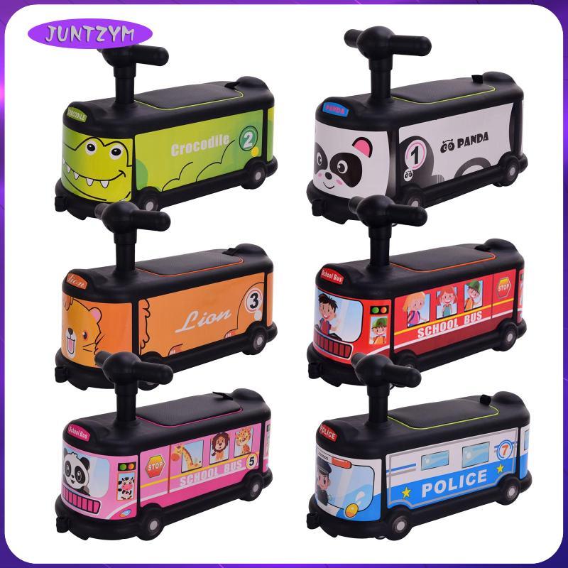 [juntzym] Push Along Car Ride on Toy Outdoor Ride Ons for Child 3 Years and up Children Scooter