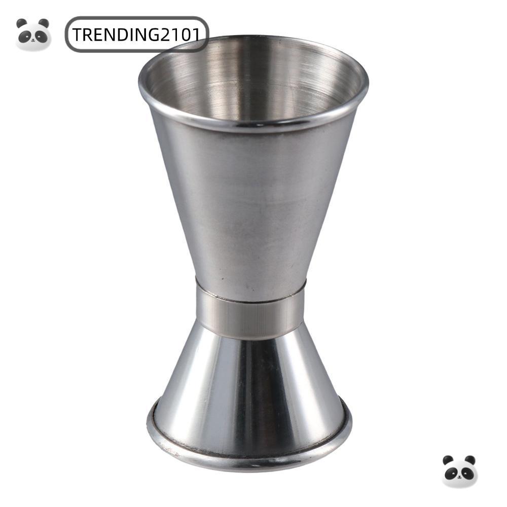 กําลังมาแรง บาร์วัด Jigger, การวัดภายในสแตนเลส Double Didi Jigger, Hot Shot OZ/ML Bar Jigger Bartend