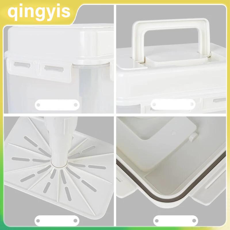 [qingyis] 5L กิมจิกดภาชนะเก็บกองโถสําหรับ Gherkin Sauerkraut กิมจิภาชนะเก็บและองค์กรหมัก TH