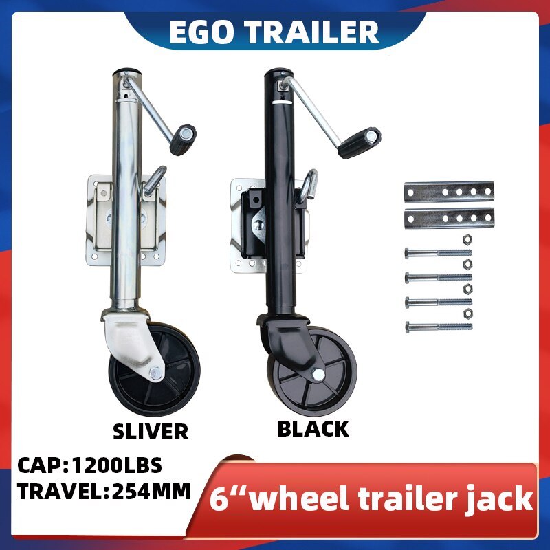 ล้อ6 นิ้ว 1200LBS CAP Trailer jack jockey wheel trailer parts ล้อหน้าเทรลเลอร์ ขนาด 1,200ปอนด์ แบบล้