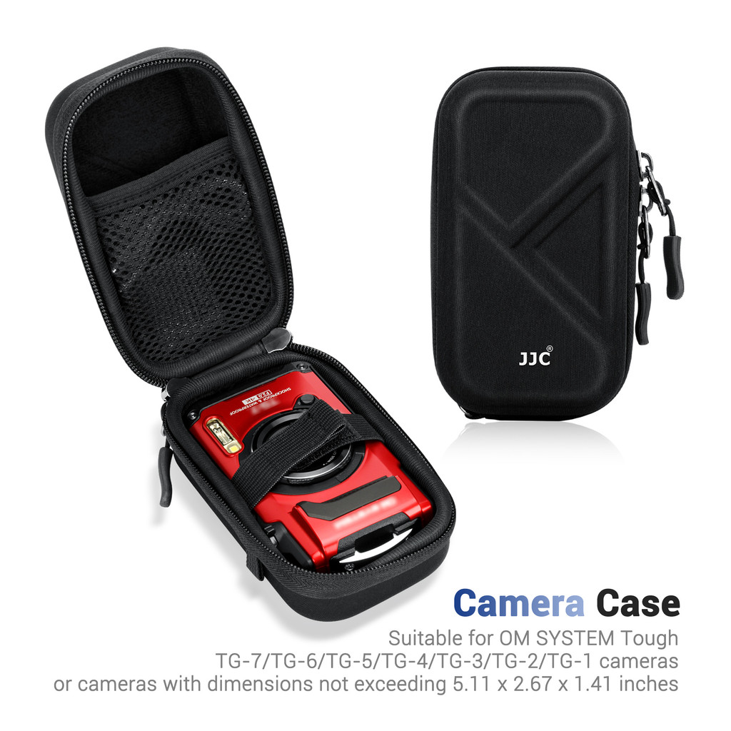 Compact Camera Pouch for Olympus TG-7 TG7 TG-6 TG-5 TG-3 TG-2 TG-1 Camera Travel Case with Shoulder 