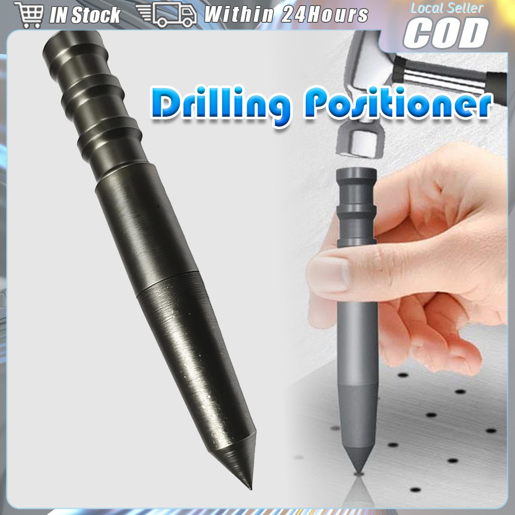 คู่มือ Punch Locator Heavy Duty Center Punch ฤดูใบไม้ผลิโหลด Center Hole Punch ความแข็งสูง Fixer Pun