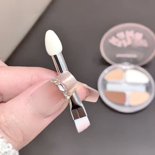 พาเลทอายแชโดว์ 4 สี กันน้ํากันเหงื่อ ไฮไลท์และเบส ติดทนนานไม่ลอกแต่งหน้า ขยายดวงตา ดวงตาสวย