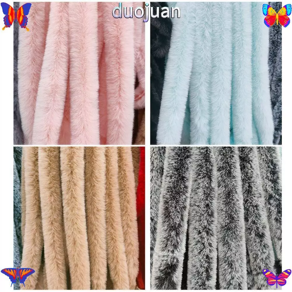 เทป/faux fur ลายเส้น fluffy trim สำหรับเสื้อผ้าเด็ก พร้อมงานฝีมือ handmade wool tops ขนาด 1 เมตร