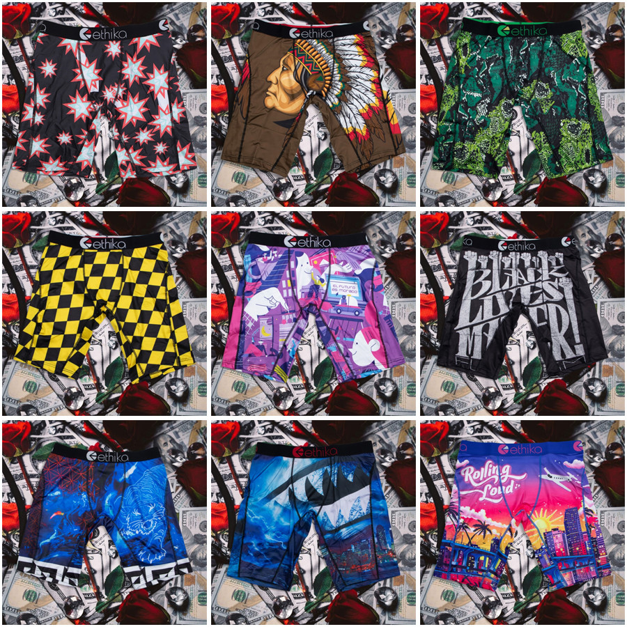 Boxershorts ETHIKA สำหรับผู้ชาย พร้อมเทคโนโลยี breathable mesh crotch ไซส์ใหญ่+