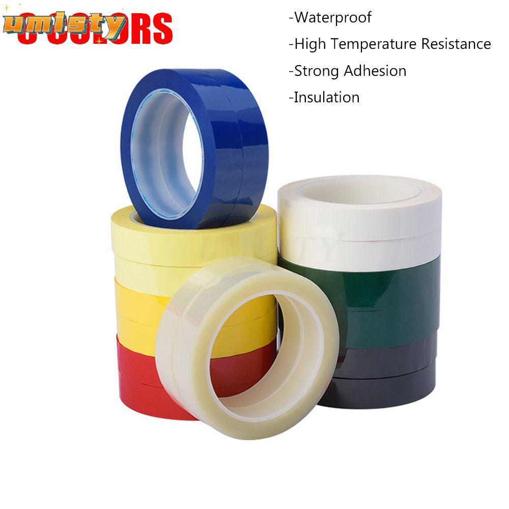 UMISTY 1 ชิ้นเดสก์ท็อปตําแหน่งเทป 5S No Trace Office Supplies หลากสีกาวไวท์บอร์ดคําเตือนสาย