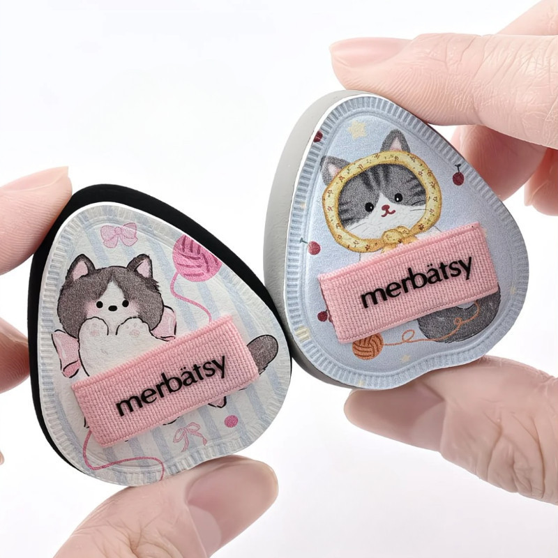 MERBATSY แป้งพัฟ นิ้วหัวแม่มือ ผ้าฝ้าย ลูกอม พัฟ นุ่ม เด้ง คอนซีลเลอร์ บลัชออน ครีม ไฮไลท์ ของเหลว มินิ ละเอียดอ่อน แม่นยำ ปลายนิ้ว เบาะลม ราคา ถูกที่สุด ดีลบีเคเค แกลเลอรีภาพที่ 2