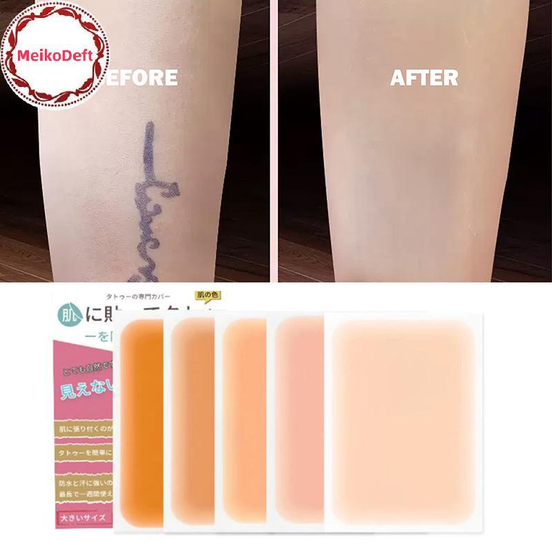 MeikoDeft 6PC กันน้ํา Tattoo Flaw ปกปิดเทป Full Cover คอนซีลเลอร์ Stier Body Arm TH