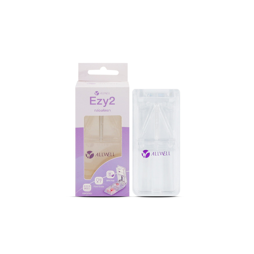 Allwell กล่องตัดยา Ezy2 กล่อง 1 ชิ้น