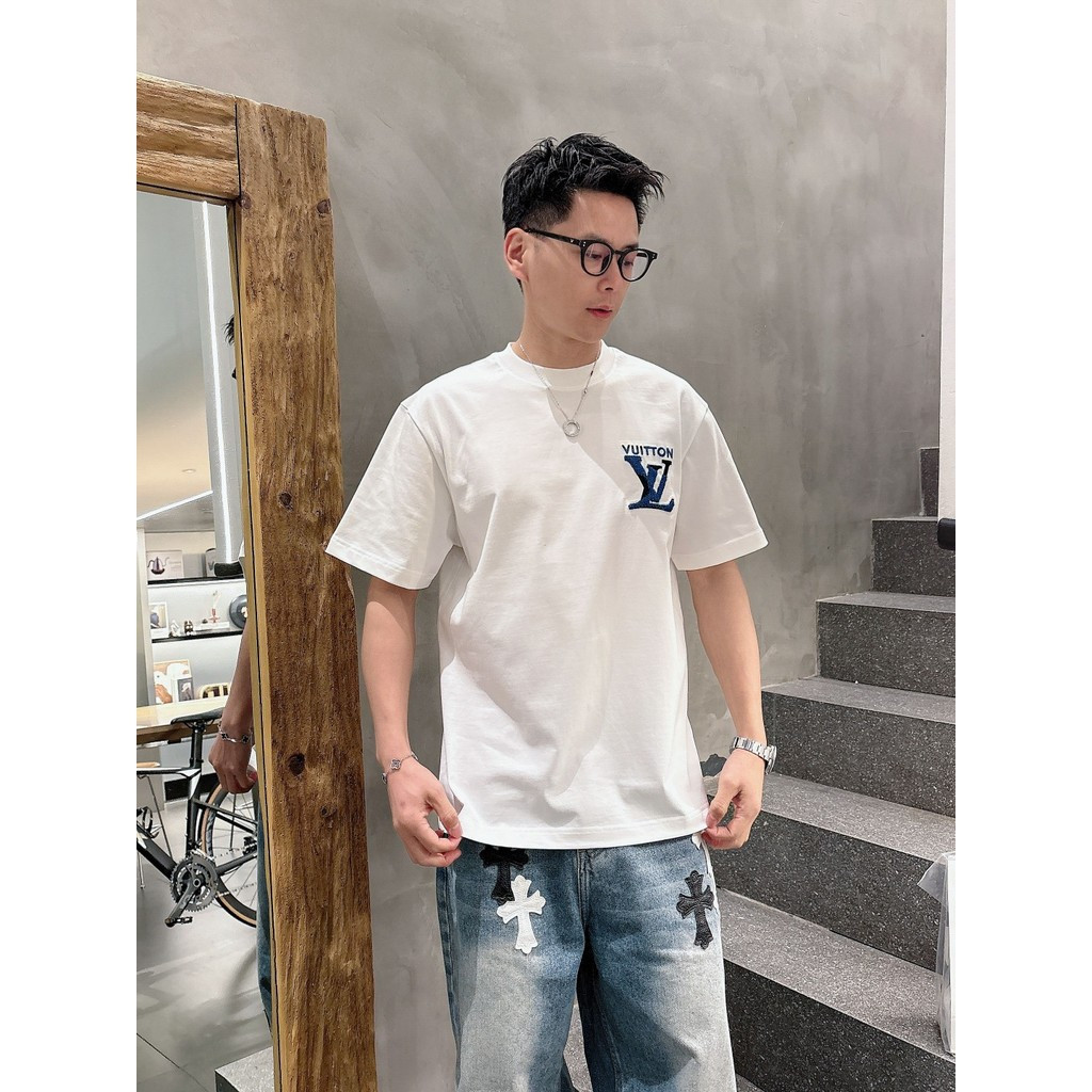 LO% UIS VU & ITTON/L @ V2026 Star คลาสสิกรอบคอแขนสั้นเสื้อยืดผู้ชายผู้หญิงรอบคอ Slim-Fit Creative Jo