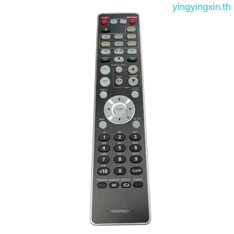 YIN RC004PMCD รีโมทคอนโทรลสีดําไม่มีรอยต่อบูรณาการสําหรับเครื่องเล่น CD6007 PM6007