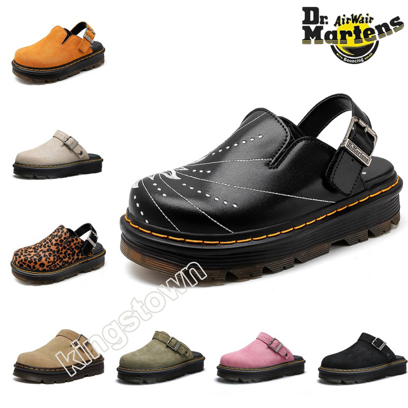 รองเท้าแตะ Dr Martens Man Martin 6007 หนังหญิงหนา 5 ซม. Plus Size 35-46