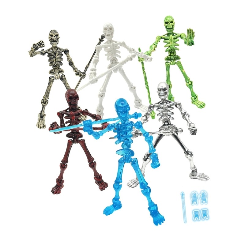 WIT T13 Action Figure ชุดโครงกระดูก Action Figure Dummy 13 Titans 13 เดสก์ท็อปตกแต่ง