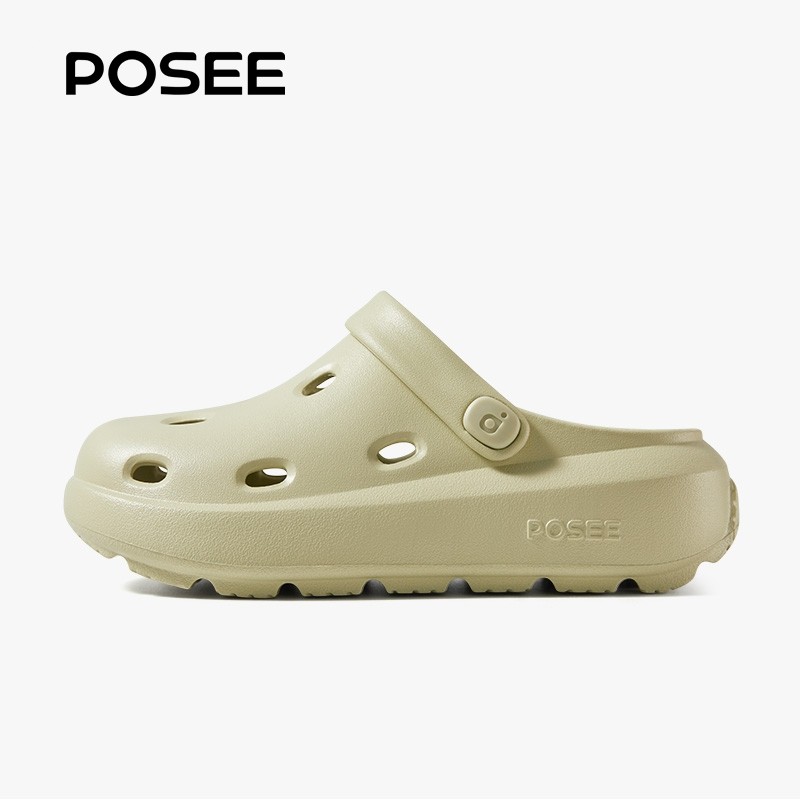 ＜902＞【New Arrival】Posee Cheese รองเท้าแตะแพลตฟอร์ม รองเท้าถ้ํานุ่ม รองเท้าแตะชายหาดกันลื่นกลางแจ้ง m