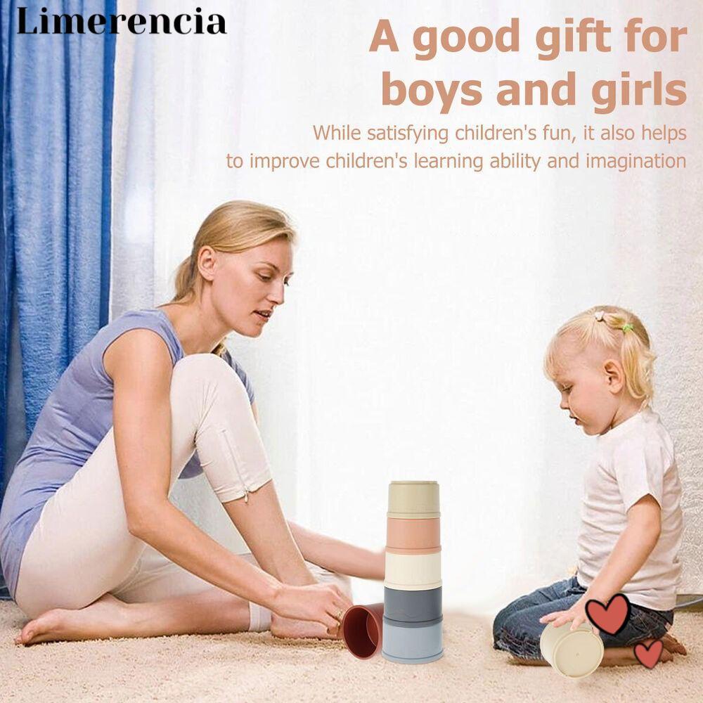 LIMERENCIA Stacking Cups บล็อกตัวต่อร้อนทาวเวอร์ซ้อนตลก