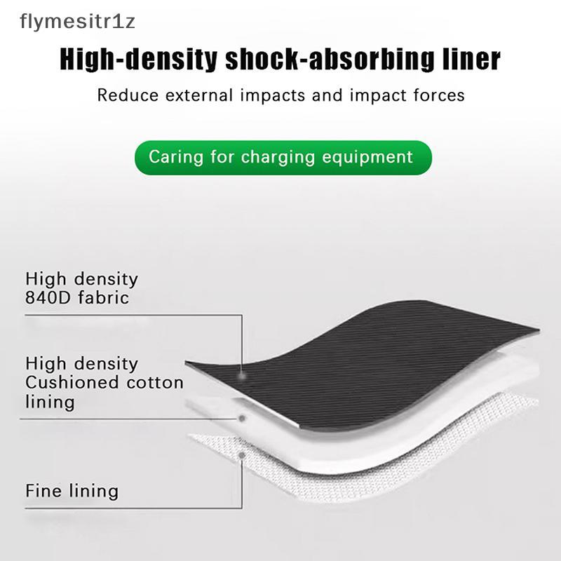 FF รถยนต์ไฟฟ้าสายชาร์จกระเป๋ารถสายชาร์จถุงเก็บ Auto Trunk Organizer สายชาร์จกันน้ํา Handled กระเป๋า TH ราคา ถูกที่สุด โปรบีเคเค