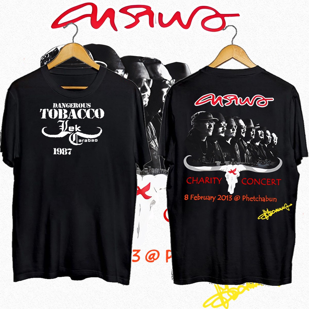 Carabao Band T-shirt แฟชั่นใหม่ฤดูร้อนผ้าฝ้ายพิมพ์ชายและหญิงแขนสั้นเสื้อยืดวงคาราบาว