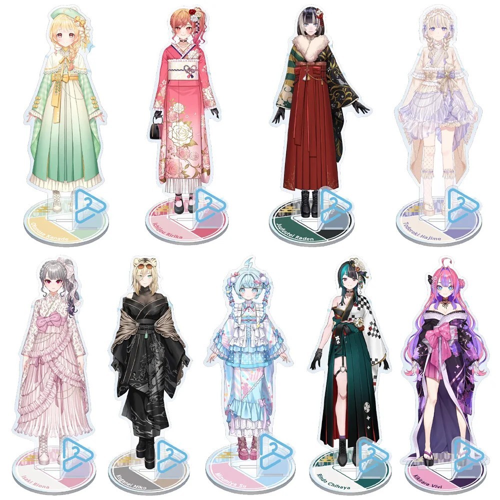Standee รุ่น VTubur Hololive Isaki Riona Todoroki Hajime Juufutei Raden Ichijou Ririka Mizumiya Su m