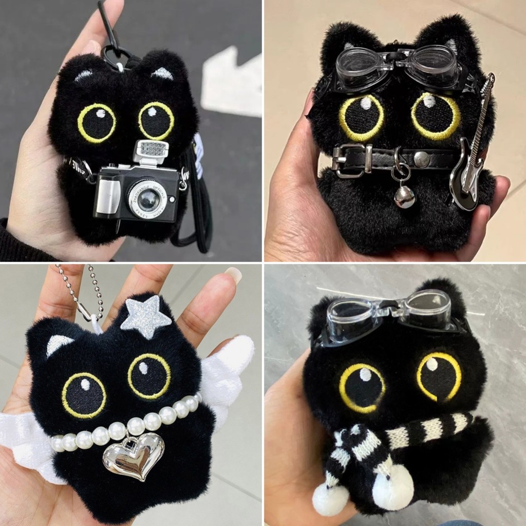 ตุ๊กตาสุนัข Pacha Plush กระเป๋าพวงกุญแจจี้สุนัขสร้างสรรค์ตุ๊กตาแหวนกุญแจ