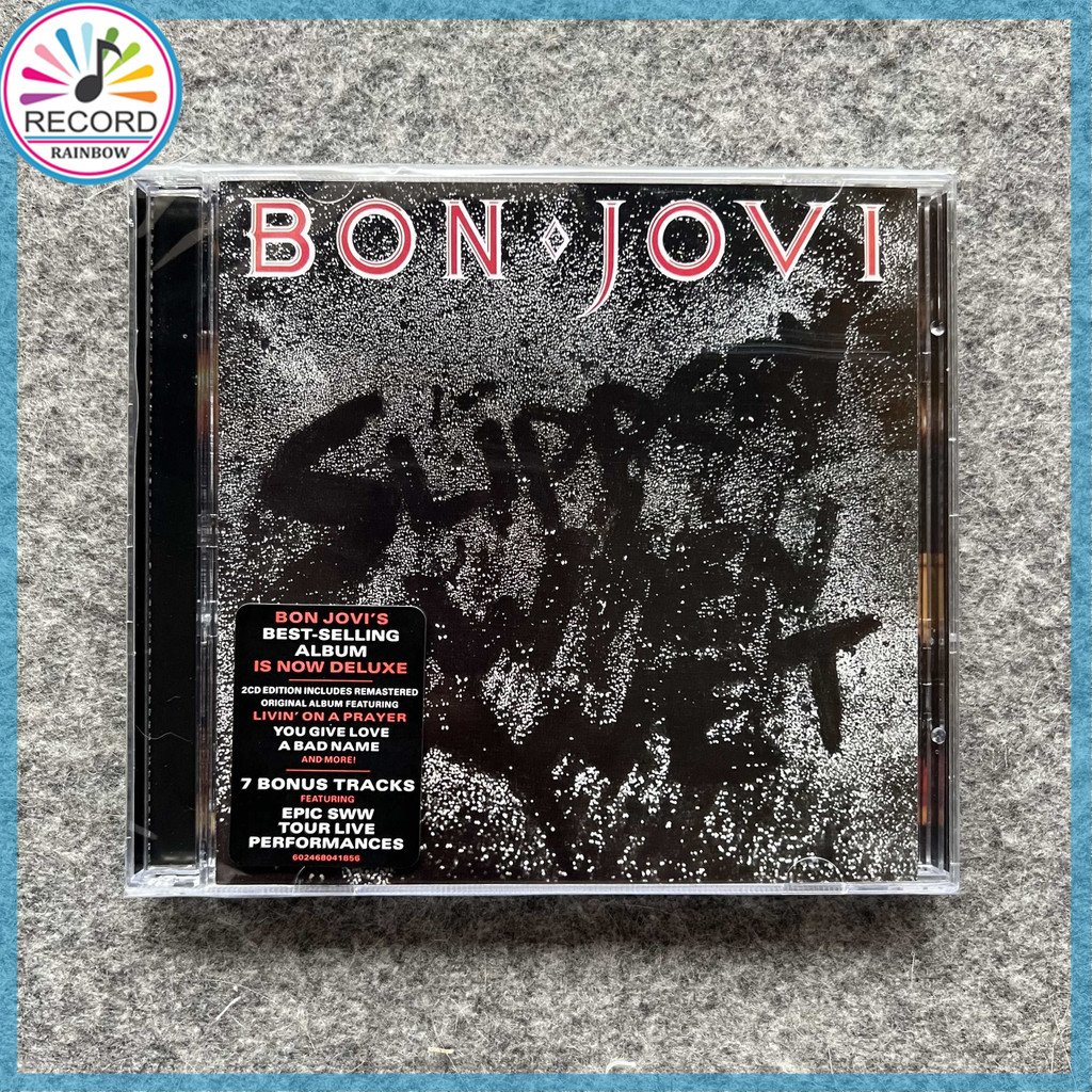 Bon Jovi Slippery When Wet 2025 Original 2CD Album [Sealed] Brand New TH2