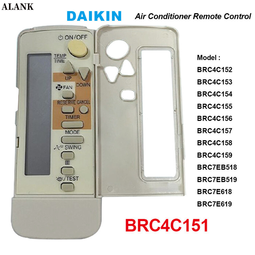 ALANK รีโมทแอร์ Daikin รุ่น BRC4C151 BRC4C152 BRC4C153 BRC4C155