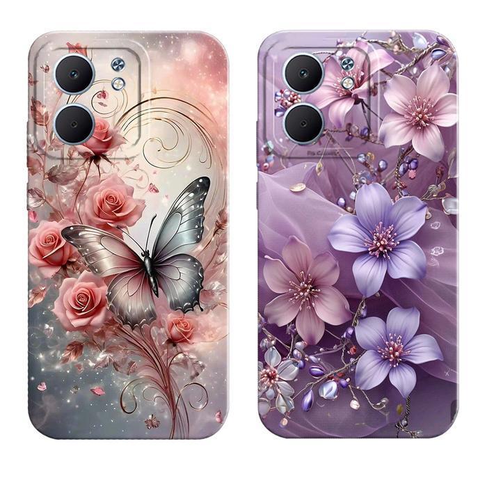 เคส 0pp* A5X 2025 - 0pp* A5 4G 2025 - A5i Pr* 4G/5G Mot1f B*ng4 Silicone Pro Camera ยืดหยุ่น - 1, 0p