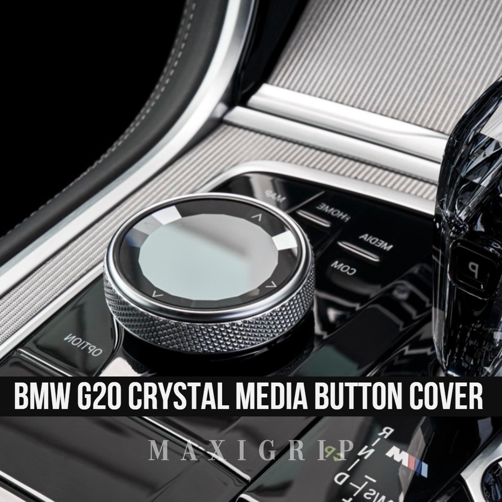 BMW FG series Media Cover ปุ่มคริสตัลมัลติมีเดีย idrive เหมาะกับ G20 G30 F44 F10 F30