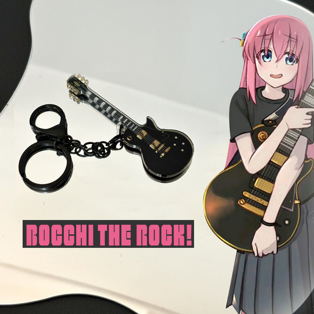 Bocchi the Rock! พวงกุญแจอนิเมะ ที่ห้อย ตกแต่งเครื่องดนตรี ของขวัญ Gotoh Hitori Yamada Ryo Hiroi Kikuri