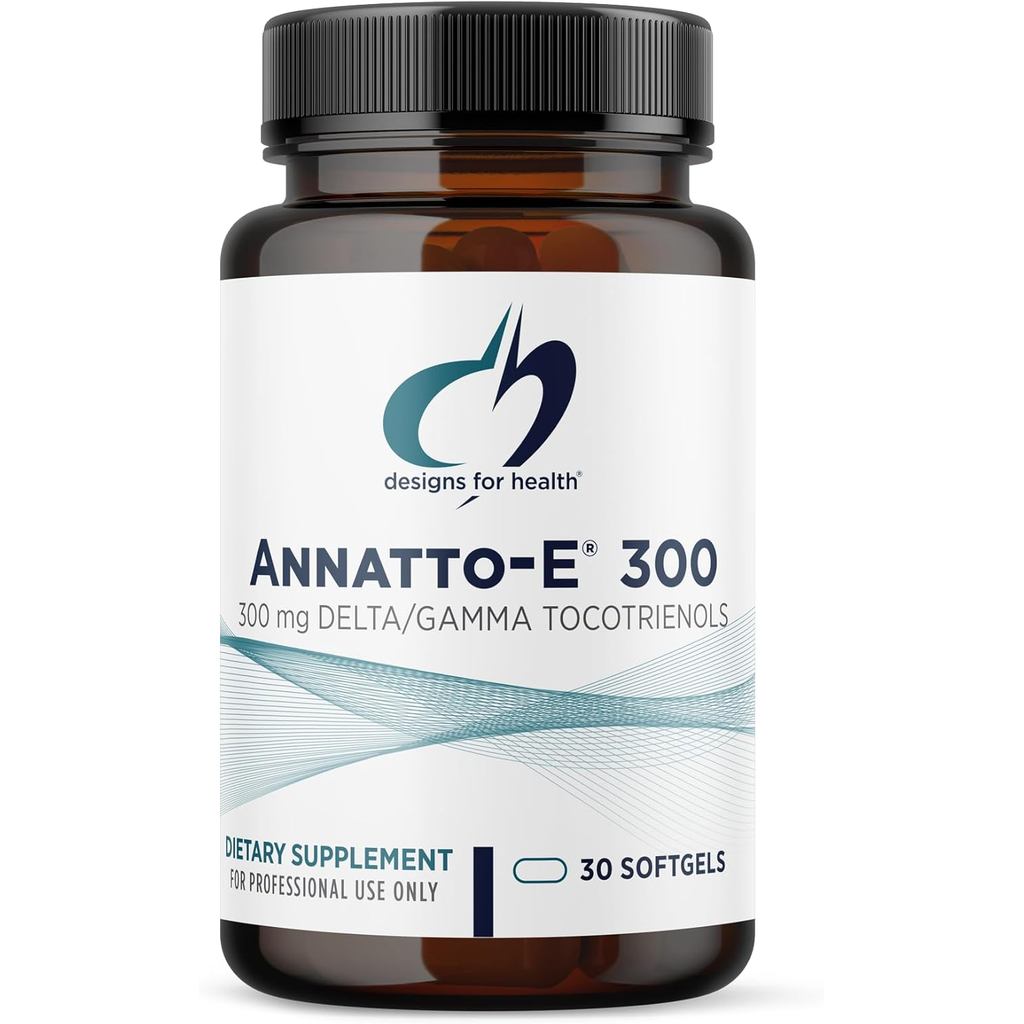 การออกแบบเพื่อสุขภาพ Annatto-E 300 mg Tocotrieneols - Delta Vitamin E Complex plement with Delta + G
