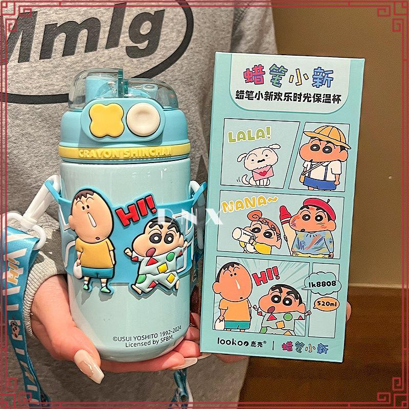 แก้วสแตนเลสcrayon shin chan 520mlแก้วเก็บความเย็น 52toys ชินจัง