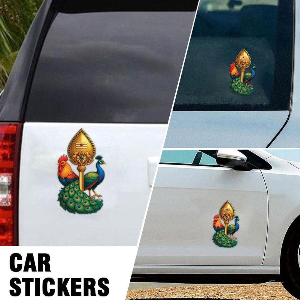 สติ๊กเกอร์ 3d Kavacham Uv ของ Viral Kanda Bring Blessings Life Into Your E7v4