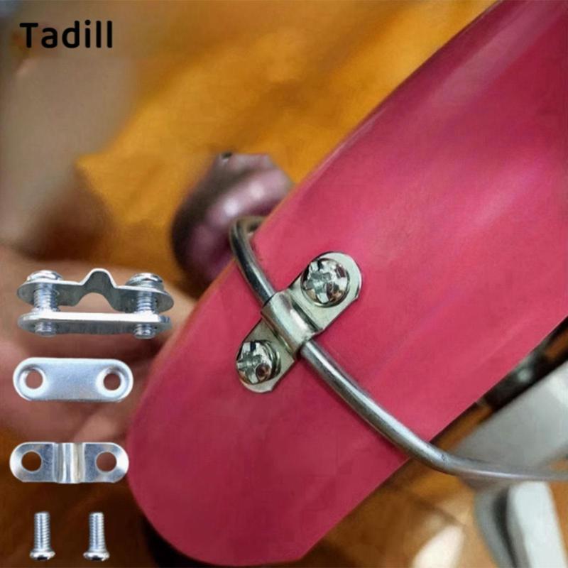 Tadill 2x บังโคลนจักรยาน พร้อมสกรูโลหะทนทานสำหรับการซ่อมและติดตั้ง