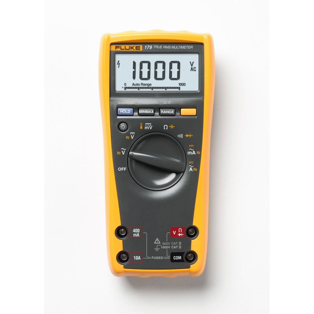 Fluke 179 มัลติมิเตอร์และ 323 แคลมป์มิเตอร์ True-RMS Combo IMSK ชุดบริการมัลติมิเตอร์แบบอุตสาหกรรม