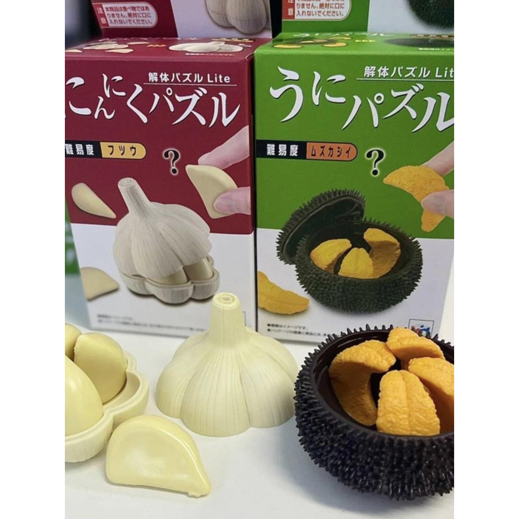 3D Creative Nut Red Red Powder Powder Powder Powder Powder 3D Sea Urchin Puzzle กระเทียมสเตอริโอการส