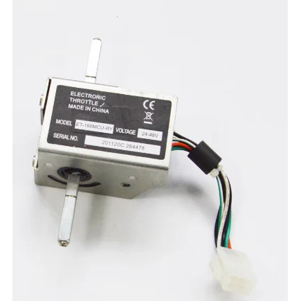 ชิ้นส่วนรถยก ET-166MCU ประเภทคันเร่ง 24-48v ที่จับอิเล็กทรอนิกส์คันเร่ง