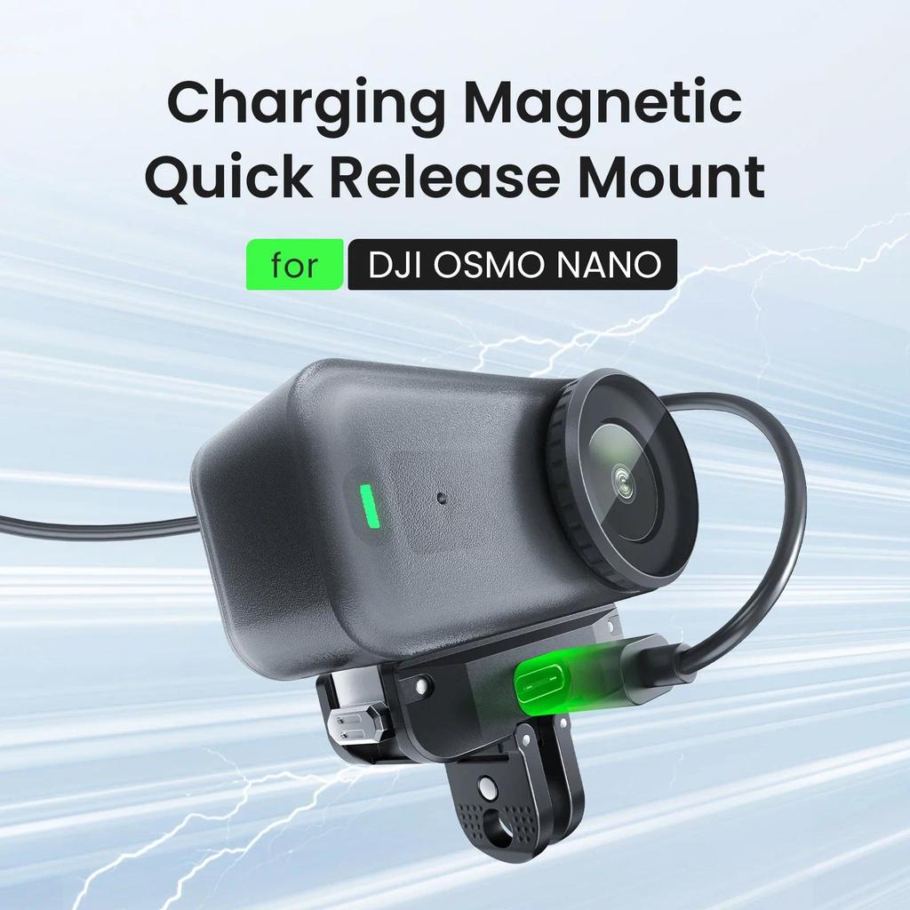 สําหรับ DJI NANO Magnetic Qucik Release Two Claw อะแดปเตอร์ชาร์จ Mount สําหรับ DJI OSMO Nano อุปกรณ์เสริม Dual Claw Interface