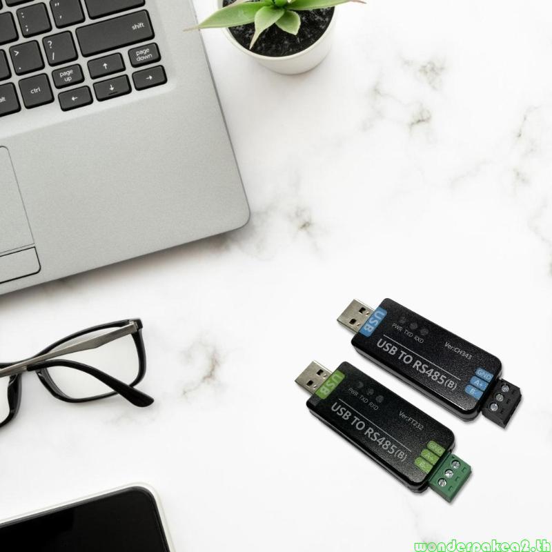 Wonderpakea2 อะแดปเตอร์พอร์ตอนุกรม USB ถึง RS485 FT232RNL CH343G โมดูลอนุกรม RS485 Connector