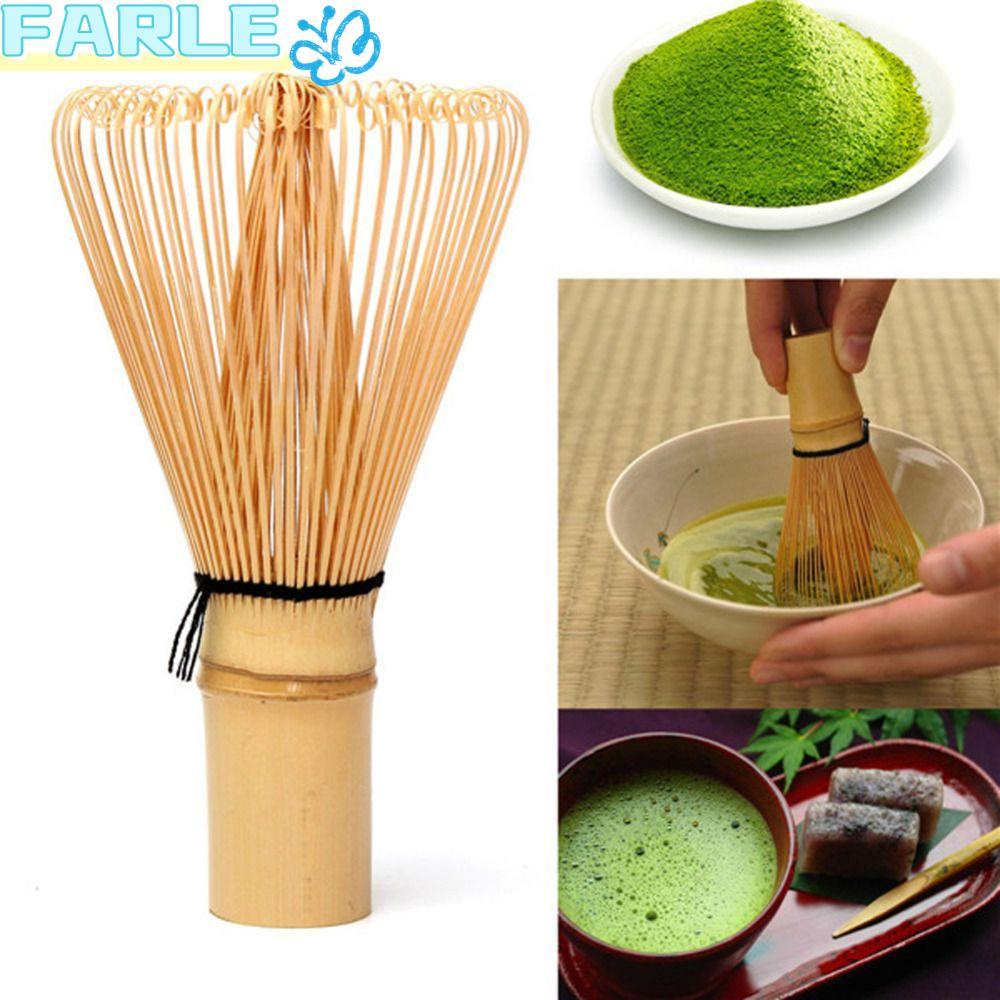 FARL 80 Fringe Bamboo Brush Home Japanese Tea Set Kitchen Matcha Bamboo Accessories