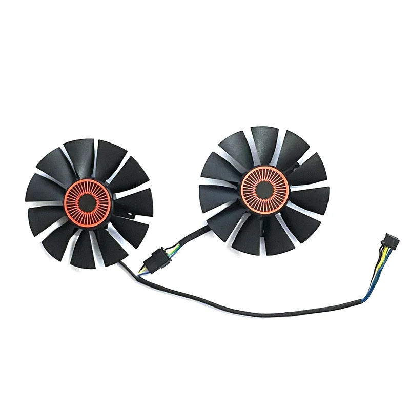 75MM FD7010H12S T128010SH 4PIN GTX750Ti RX560 GPU Cooler สําหรับ Asus GTX750Ti-OC-2GD5 วิดีโอ Kaarte
