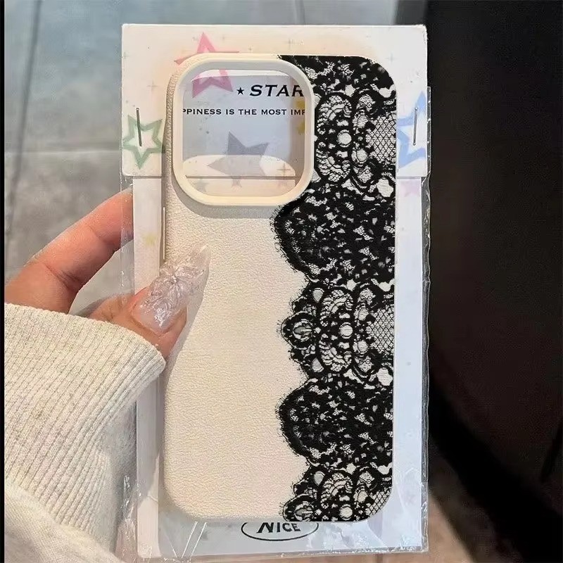 รูปแบบลูกไม้สีดําเคสโทรศัพท์สําหรับVivo V50 Y20i V30 Y100 Y15 Y16 Y21S Y03 Y17 Y20 Y19S Y17S Y21 Y27