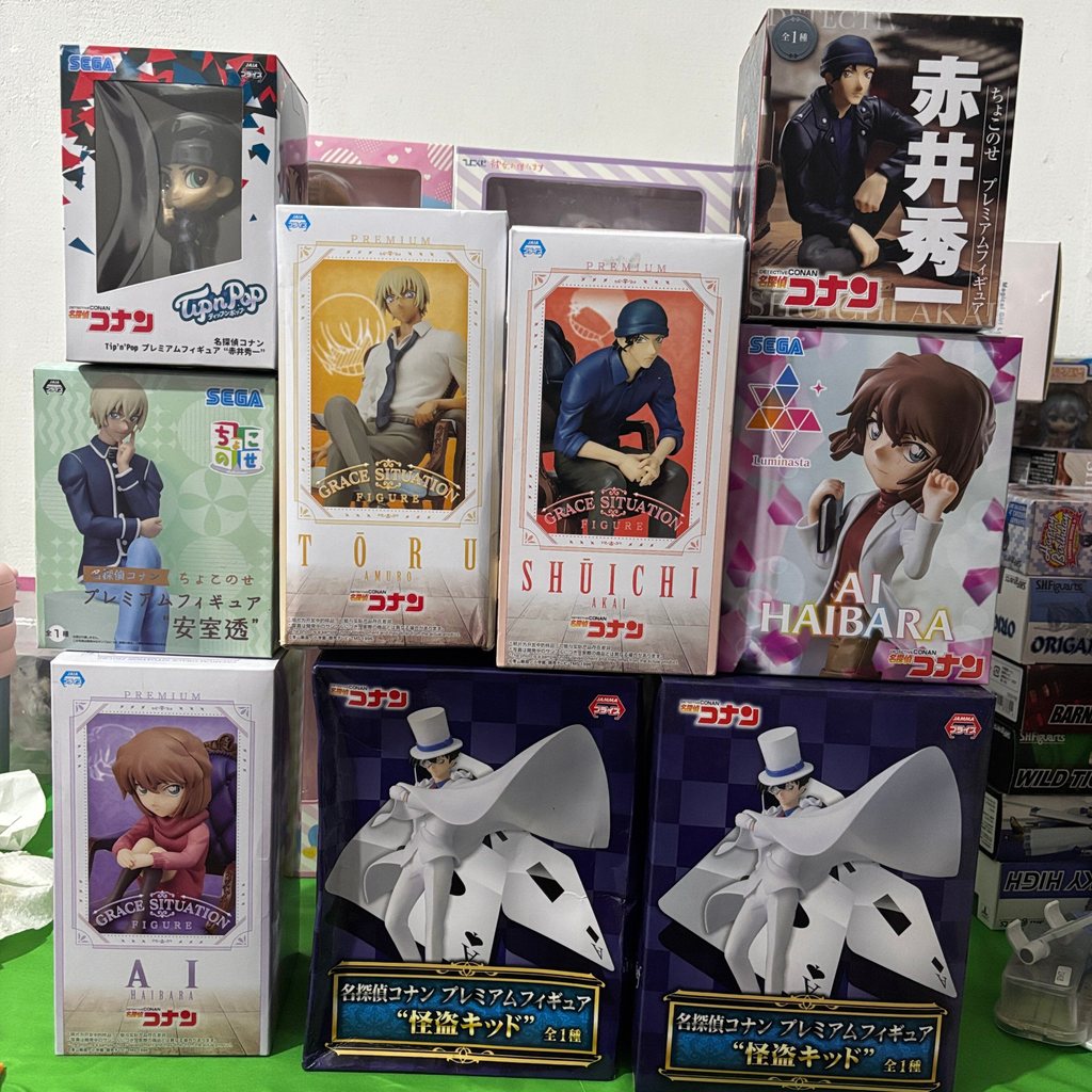เวอร์ชั่นญี่ปุ่น Detective Conan Conan Mori Lan Amuro Toru Jingpin Figure