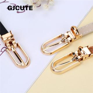 GJCUTE 1PC แฟชั่นสีขาวสีเทาผู้หญิงเข็มขัดบางเข็มขัด Pin Bule…