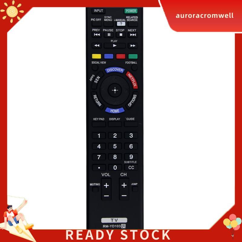 In Stock RM-YD103 รีโมทคอนโทรลทีวีพลาสติกรีโมทคอนโทรลทีวีสีดํารีโมทคอนโทรลทีวี -32W700B -40W580B -40