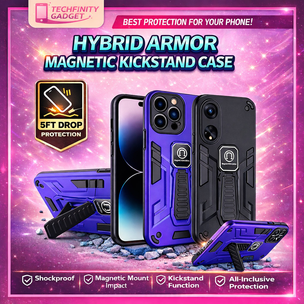 VIvo V40 Pro V40 V40 Lite Hybrid Armor Magnetic Kickstand Case