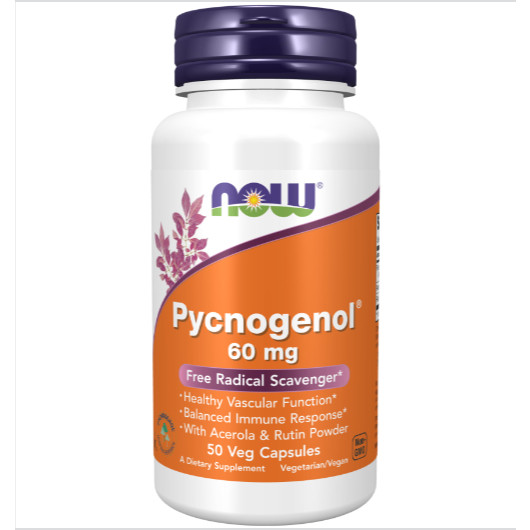 Pycnogenol® 60 mg (50 Capsules) by NOW Foods (3277)