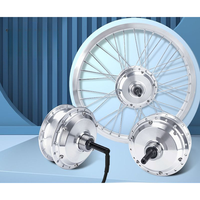 🌟 มอเตอร์เบรกคอเหลือง 07 ชุดมอเตอร์ 36V/48V 250W/350W อะไหล่แปลงจักรยานเข็นเป็นไฟฟ้า ทนทาน ติดตั้งง่