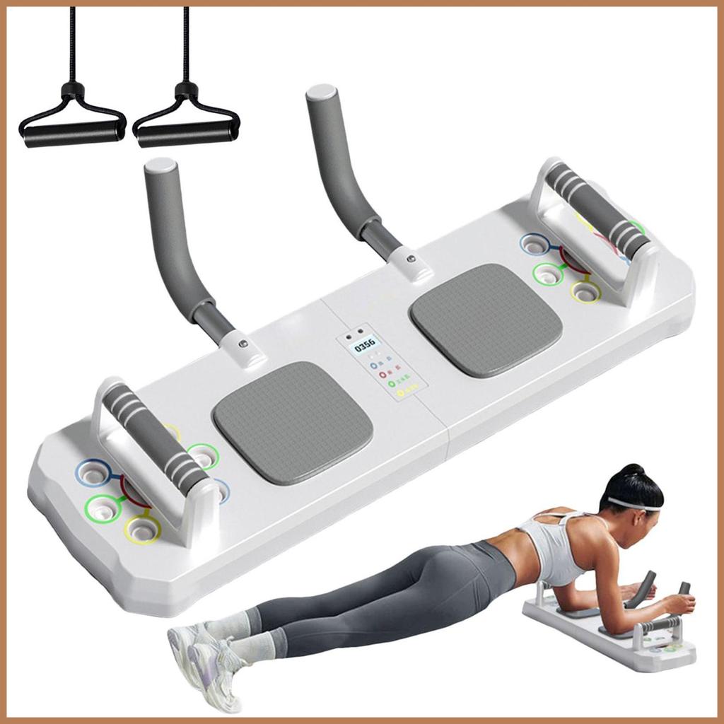Push Up Board อุปกรณ์ออกกําลังกายที่บ้านพร้อมตัวจับเวลาปรับ Professional Push Up Board กล้ามเนื้อกัน