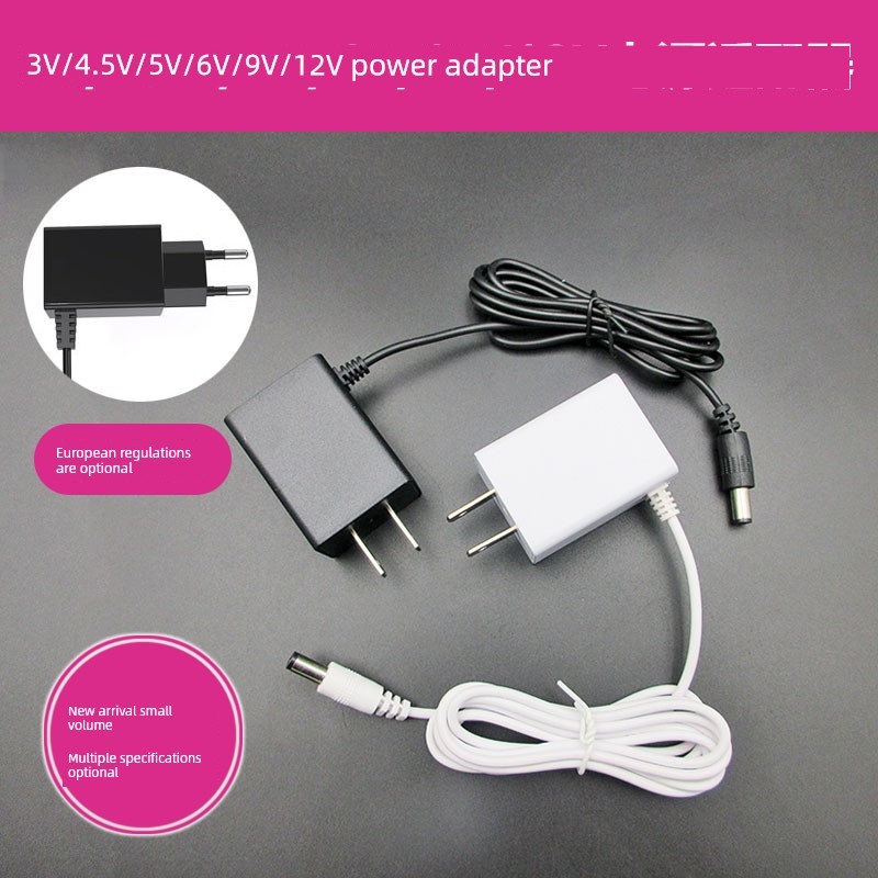 หัวชาร์จ typ c universal travel adapter ใหม่ขนาดเล็ก3V4.5V5V6V9V0.6A12V0.5A1A2A เราเตอร์ led โคมไฟตั